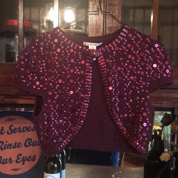 Sparkly Nanette Lepore Shrug - Picture 2 of 4